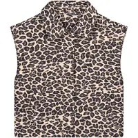 Like Flo gilet bruin Meisjes Polyester Klassieke kraag Dierenprint - maat 134/140