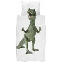 Snurk Dekbedovertrek Dino Percal Met Ritssluiting-140 x 200 / 220 cm | 1-Persoons