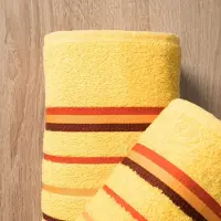 Markizeta Mars Handdoek 30x50cm - Zacht Katoen met Geometrisch Patroon