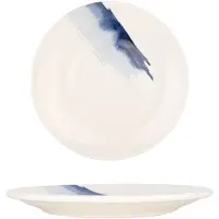 Bonna Dessertbord blue wave porselein 17 cm set van 6