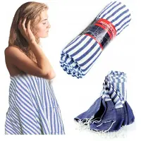 Captain Mike Fouta Strand- en Saunadoek Katoen 90x180 cm