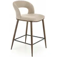 Intesi Hoker Ruffy Beżowy/Orzech - Modern en comfortabel