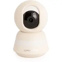 Create - Babybewakingscamera met wifi, monitor en tweerichtingsaudio - Gebroken wit - BABY CAM CONNECT PRO