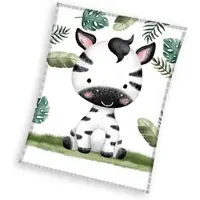 Control Fleece Deken Zebra - 110 x 140 cm - Polyester
