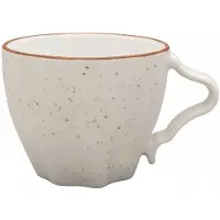 Lubiana Stone Age Mokkakopjes Set 6x 250ml Beige Porselein