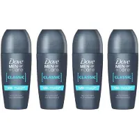 Dove Deo Roller - Men+Care Classic - Voordeelverpakking 4 x 50 ml