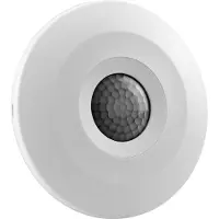 Grothe 94504 PIR-bewegingsmelder Opbouw (op muur), Plafond 360 ° Relais Wit IP20