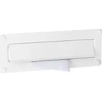 Burg wachter 32470 PORTA 796 W Brievenbusgleuf Aluminium, Plaatstaal Wit