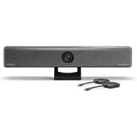 Barco Videobar ClickShare Bar Pro, voor middelgrote ruimtes, 3840 x 2160 px, 2 x 10 W, USB/LAN/WLAN, met 2 ClickShare-knoppen, zwart