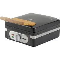 Domo DO9275W Wafelijzer - XL wafels 4x7 - Belgische Wafels - PFAS-vrij - 1400W - Zwart