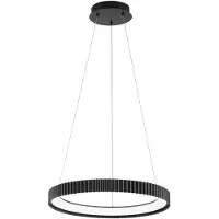 LUCE Design Hanglamp Niike, zwart, Woon-/ Eetkamer, metaal, Modern
