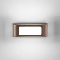 In.tec® LED-wandlamp buiten Desert, brons / oud-messing, Aluminium, Modern, LED wandlamp buiten
