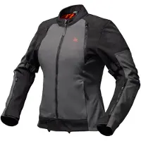 Modeka Muva Lady Textieljack Zwart/Antraciet 46, Dames