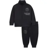 Nike Paris Saint-Germain x Jordan Strike Trainingspak Full-Zip 2025-2026 Baby Zwart Donkergrijs