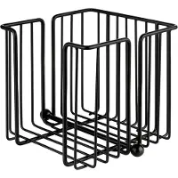 Aps URBAN servethouder, metaal, zwart (19 x 19 x 18 cm)
