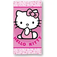 Hello Kitty Pinky strandlaken 70 x 140 cm - polyester