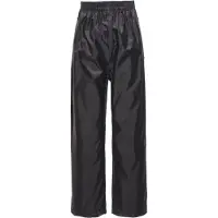 Regatta kids broek Pack It zwart Regenbroek Jongens/Meisjes Polyamide Effen - maat 164