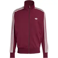 Adidas Sweatvest 'Firebird' wijnrood / offwhite