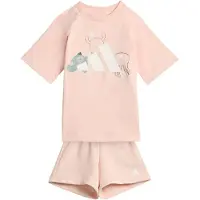 Adidas Trainingspak 'Tiro_Nster' rosa / zwart / wit