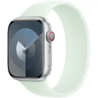 Apple Siliconen solobandje voor de Watch | 38/40/41/42 mm - Maat 4 - Soft Mint