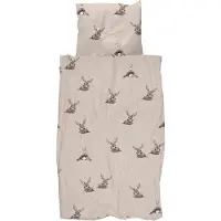 Snurk Bunny Beige Percal Dekbedovertrek-140 x 200 / 220 cm | 1-Persoons