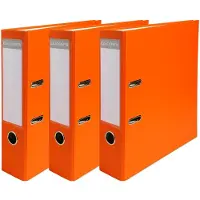 Exacompta Breed Ordner A4 75 mm Oranje 2 Ringen 918414SE Kunststof 12 Stuks