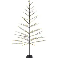 Lumineo Verlichte metalen kerstboom, 180 cm - 232 LED's, geschikt voor binnen- en buitengebruik