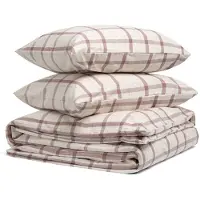 Yumeko Dekbedovertrek set Flanel 240x220 Multi - Eco, Bio & Fairtrade