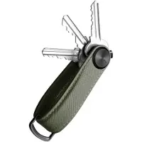 OrbitKey Key Organiser Pro Leather olive