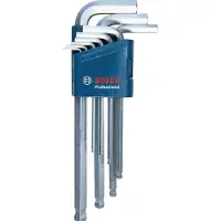 Bosch 9-delig Inbussleutelset hex - Professional - 1600A01TH5