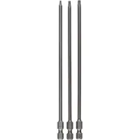 Bosch Powertools 3-DELIGE SCHROEFBITSET EXTRA-HARD T8-T10-T15, 152 MM