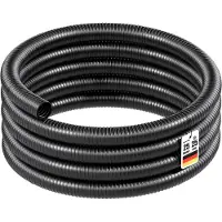 Wiltec Vijverslang 25m, flexibel, 25mm (1") zwart zuigslang drukslang