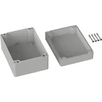 TRU COMPONENTS TC-9065676 Industriële behuizing 160 x 120 x 90 ABS Grijs-wit (RAL 7035) 1 stuk(s)