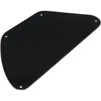 Fazley Gitaar backplate voor doublecut solidbody - 10689 - Zwart