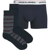Jack & Jones Boxershorts 'JACORDINARY' navy / donkerrood / wit