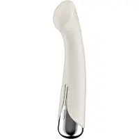 Satisfyer - G-spot vibrator met roterende kop - siliconen - beige