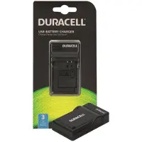 Duracell oplader met USB-kabel voor DRPBLC12/DMW-BLC12