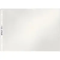 Leitz Prospekthülle, A4 quer, PP, genarbt, 0,12 mm oben offen, dokumentenecht, mit Papiereinlage, Lochung, (4724-00-03)