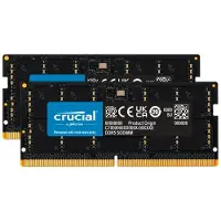 Crucial DDR5-4800 Kit: 64GB (2x32GB) SODIMM, CL40 (16Gbit)