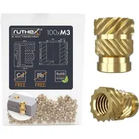 Usorteret Schroefdraadinzet Geschikt voor: ABS-geschikte apparaten, PLA-geschikte apparaten RX-M3x5.7 GE-M3x57-001