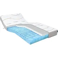 M line Cool Motion 2 Traagschuim matras 200 x 210 x 19 cm - tot 140 kg