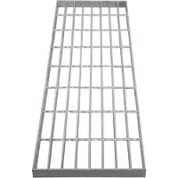 MonsterShop Gegalvaniseerde stalen traliewerk vloer panel Rooster Drain goot