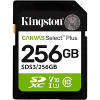 Kingston Flash Canvas Select Plus 256GB, SDXC (gen3)