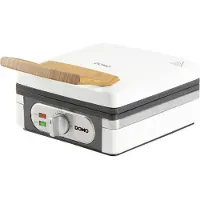 Domo DO9274W Wafelijzer – XL wafels 4x7 - Belgische Wafels – PFAS-vrij – 1400W – Powder White
