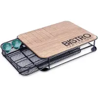 Koop Koffiecuphouder Bistro 30x24x6cm Bruin bruin Metaal