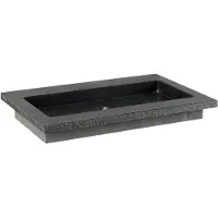 Forzalaqua Wastafel nova doppio gezoet & gefrijnd 60.5x51.5x9.5 cm zonder kraangaten