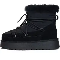 Gooce Boots 'Warm' antraciet / zwart