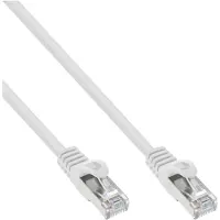 InLine - Cordon de raccordement - RJ-45 (M) pour RJ-45 (M) - 5 m - SFTP - CAT 5e - moulé - blanc