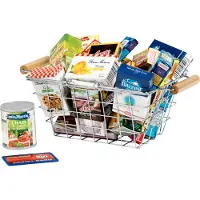 Klein Shopping Basket With Products Educational Toy Goud