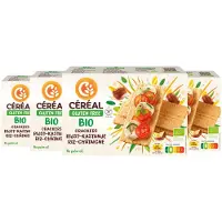 CEREAL 4x Crackers Rijst & Kastanje Glutenvrij en Lactosevrij 250 gr